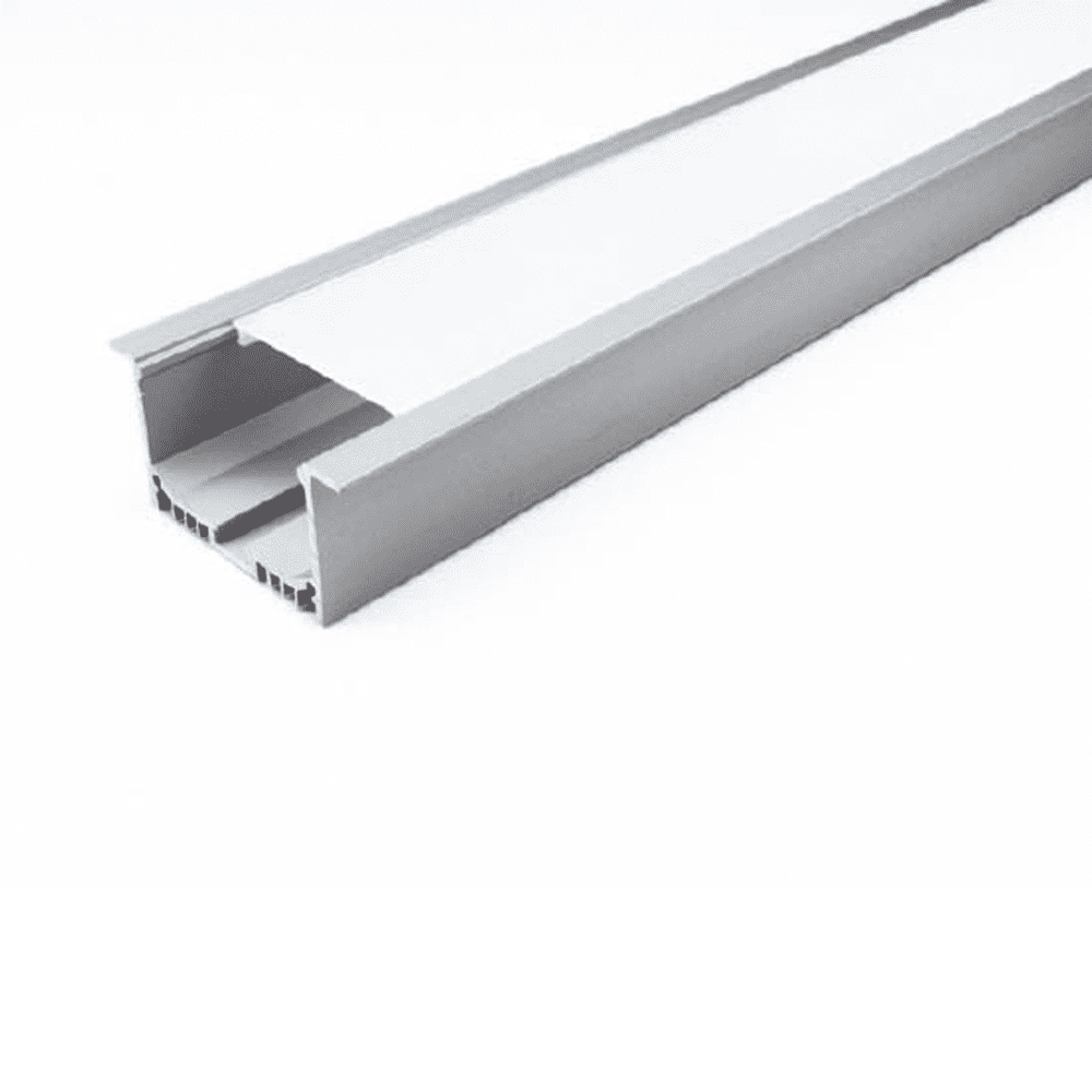 ALUMINUM PROFILE WITH PC OPAL MATTE DIFFUSER 2M/PC - Ozlite