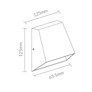 6W LED EXT WALL LT DOWN SILV 3000K** (D) - Image 2