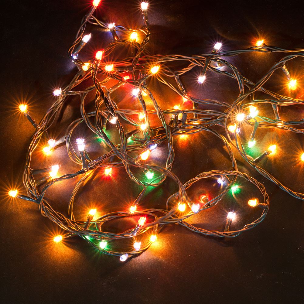 240V 10M 100LT MULTI COLOUR STRING LIGHT - Ozlite